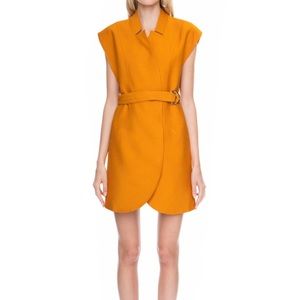 Orange C/MEO Collective Wrap Stay Cool Dress